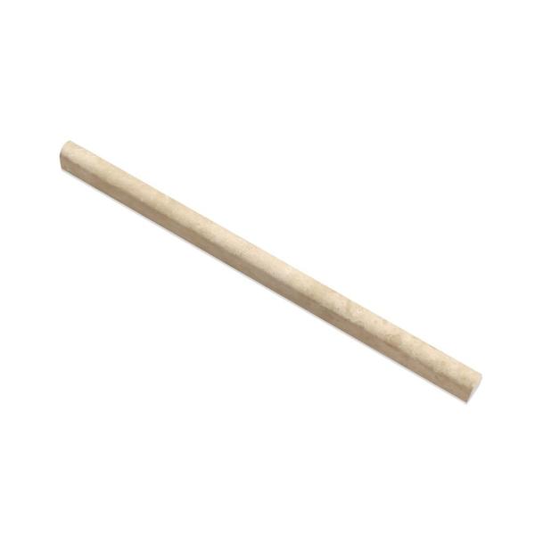 1/2 x 12 Honed Durango Travertine Pencil Liner