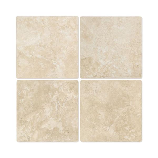 12 x 12 Tumbled Durango Travertine Tile - Standard