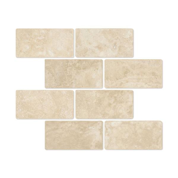 3 x 6 Tumbled Durango Travertine Tile